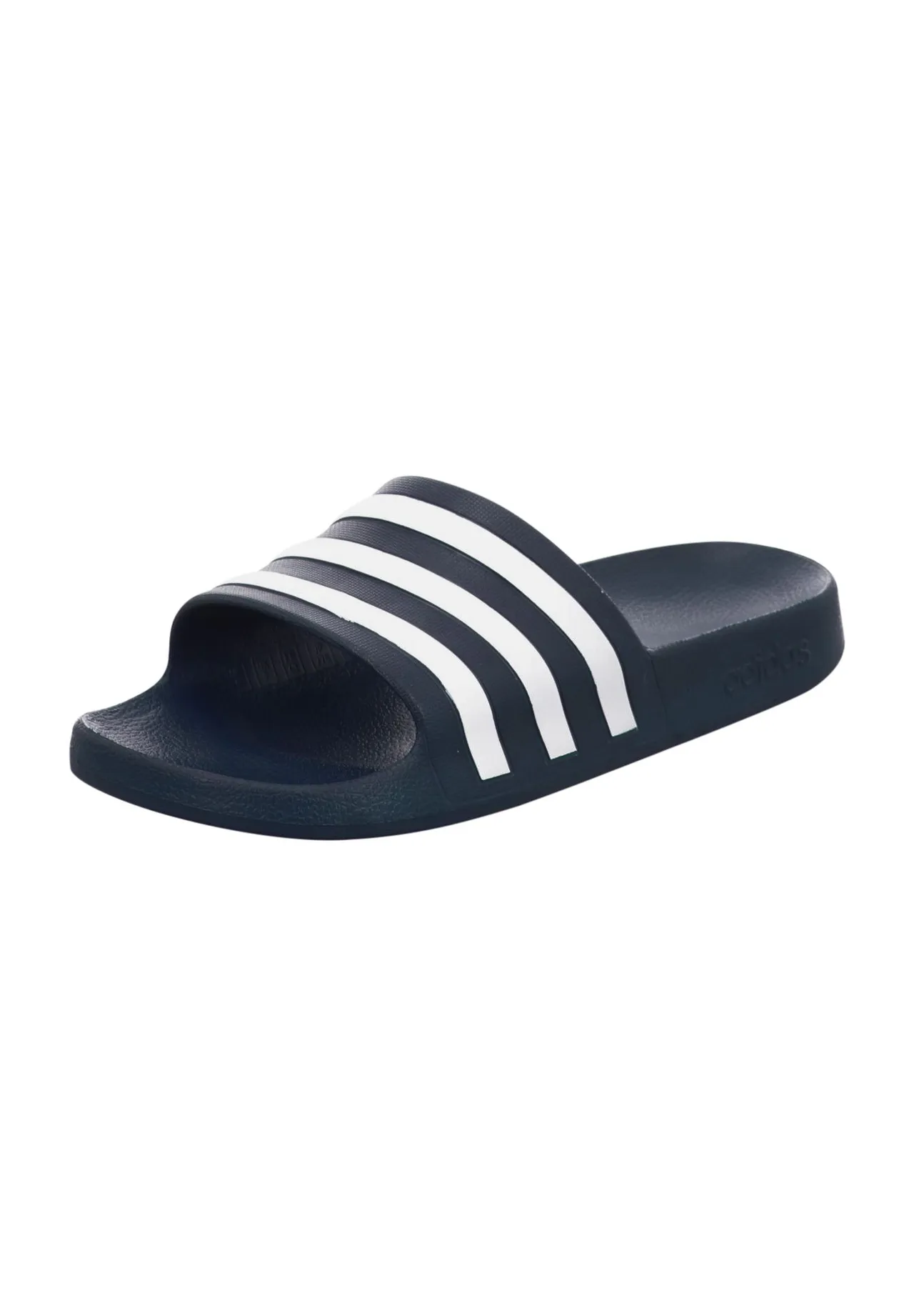 adidas Badeschuhe "Aqua Adilette", Fußbett, schnelltrocknend, für Herren, blau, 43 1/3