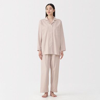 Flanell Pyjama Set mit langen Ärmeln