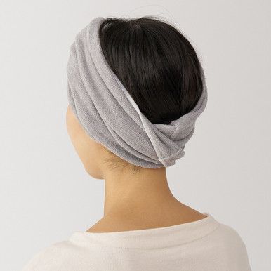Weicher Frottee-Stretch Haarband Turban