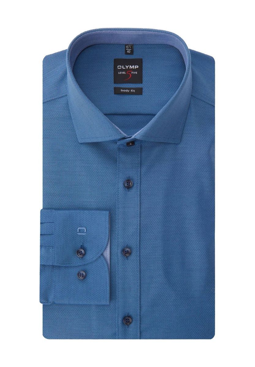 Herren Body Fit Businesshemd einfarbig
