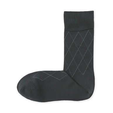 Herrensocken aus Baumwollmischung mit Argyle-Muster