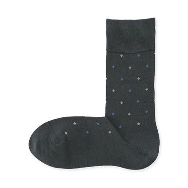 Herrensocken mit Punktmuster aus Baumwollmischung