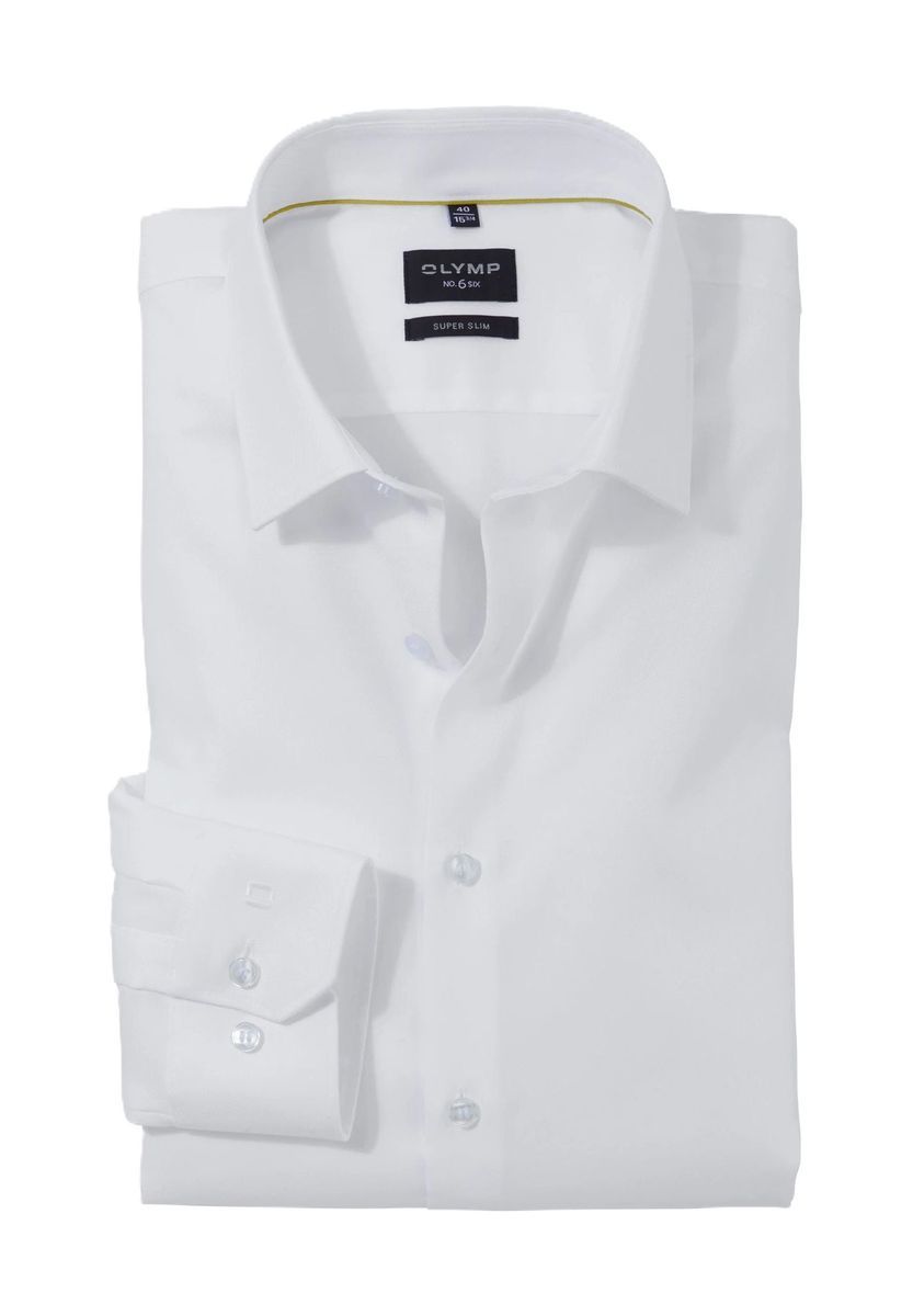 Weißes Super Slim Fit Businesshemd