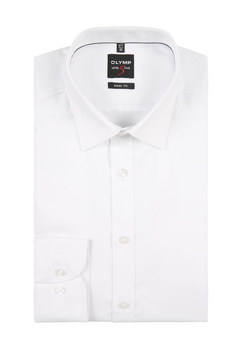 Klassisches weißes Body Fit Hemd