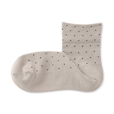 Damen Kurze Socken mit Punktmuster
