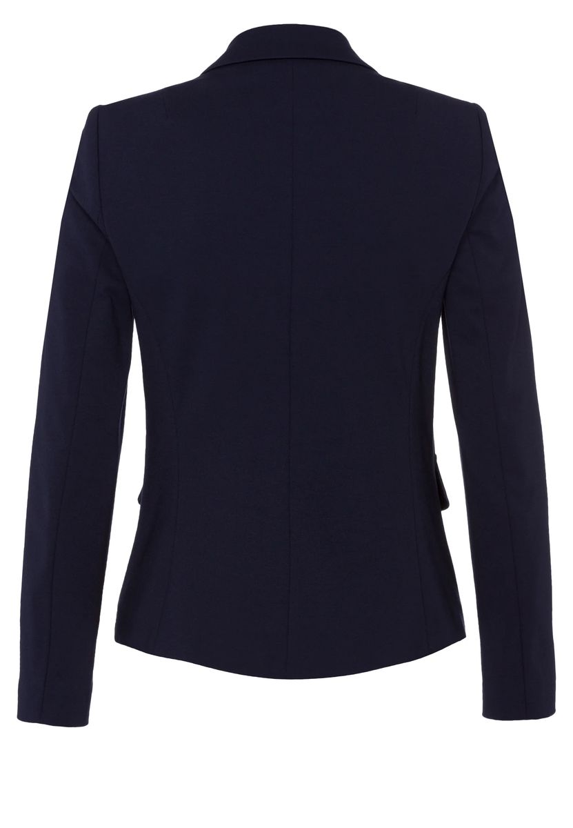 Klassischer Jersey-Blazer mit zwei Knöpfen