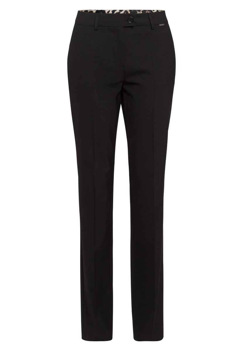 Elegante Hose mit geradem Bein und Bügelfalten
