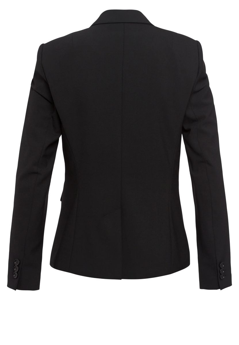 Klassischer Marineblauer Zwei-Knopf-Blazer