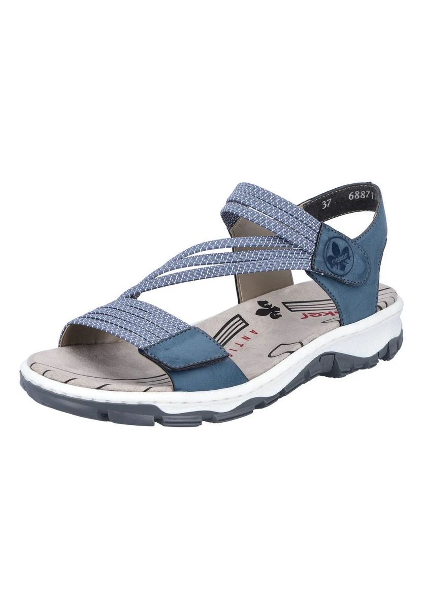 Trekking-Sandalen für Damen in Blau mit Riemen