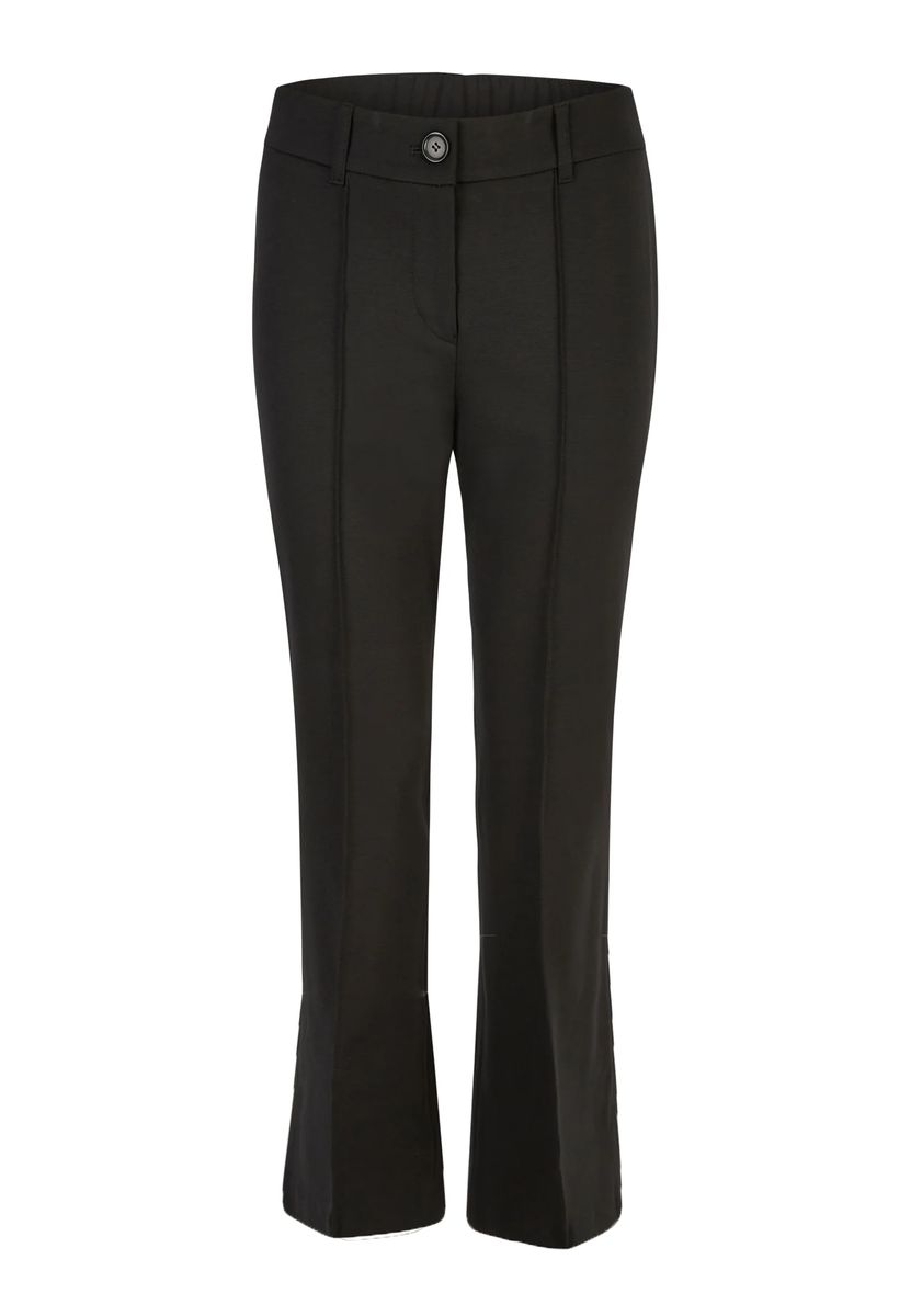 Cropped Bootcut Jerseyhose