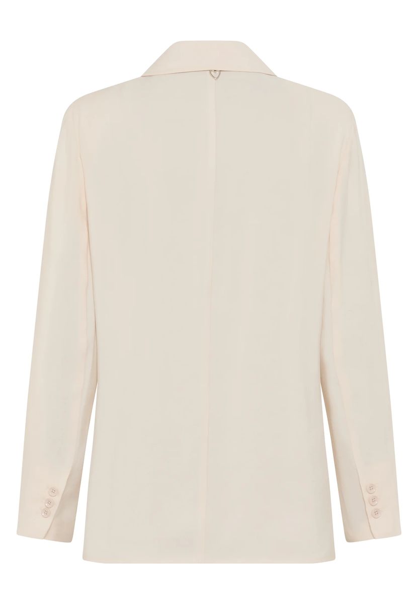 Klassischer Blazer aus glänzendem Twill