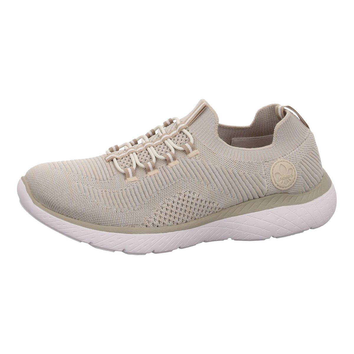 rieker Slipper, atmungsaktiv, für Damen, beige, 36