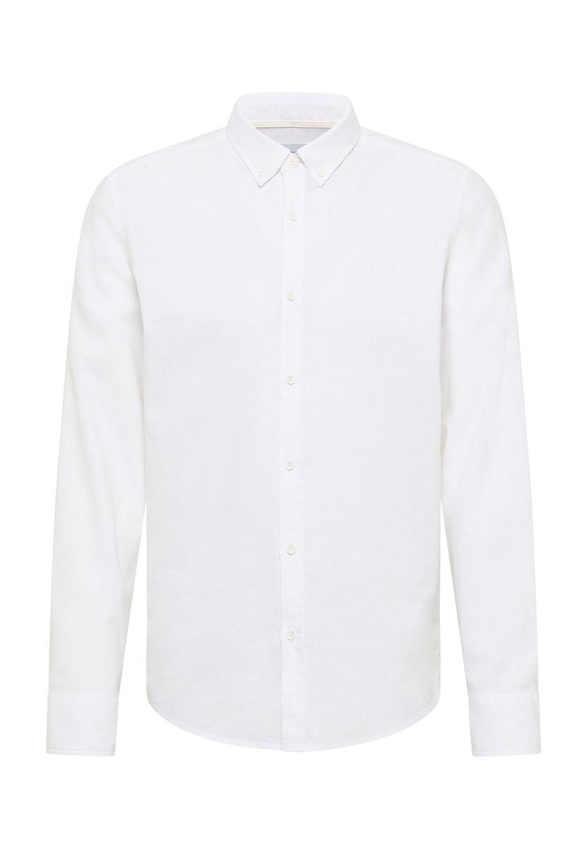 Klassisches Slim-Fit-Hemd aus Leinen
