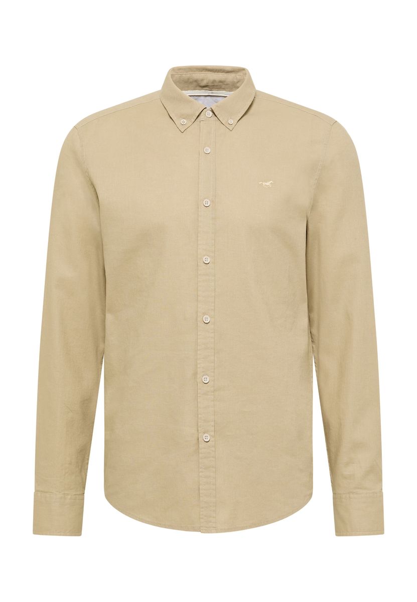 Klassisches Langarm Button-Down Hemd