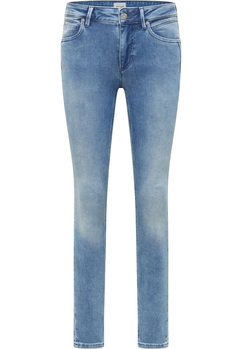 Denim Skinny Jeans mit mittlerer Waschung