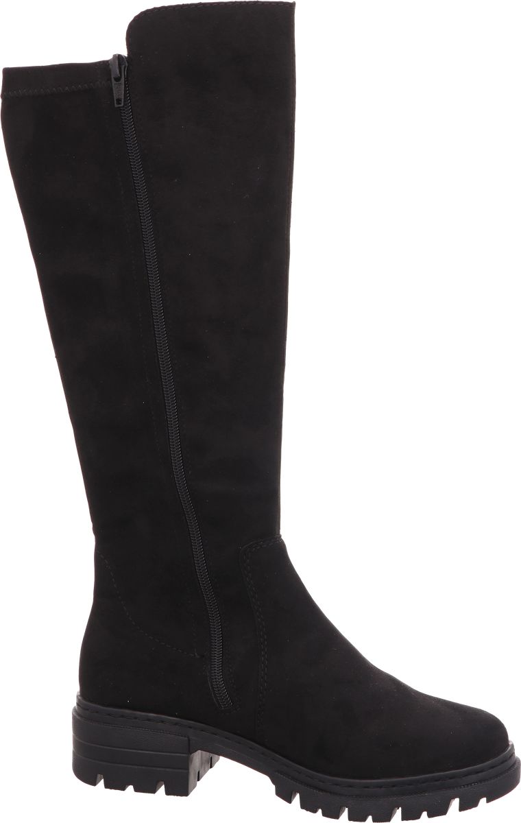 Damen Kniehohe Stiefel mit Blockabsatz