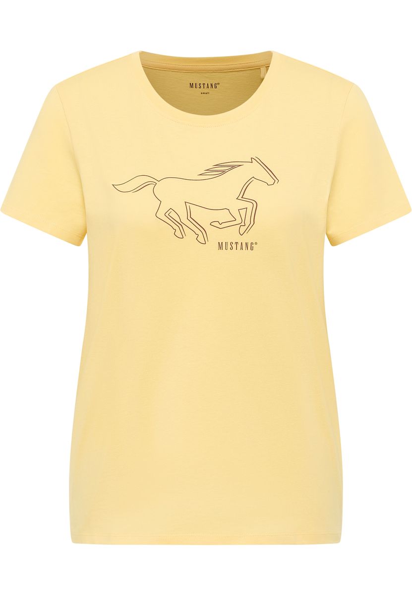 Damen T-Shirt mit Kurzarm und Print