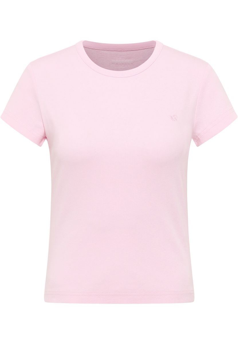 Klassisches Baumwoll-T-Shirt mit schmaler Passform