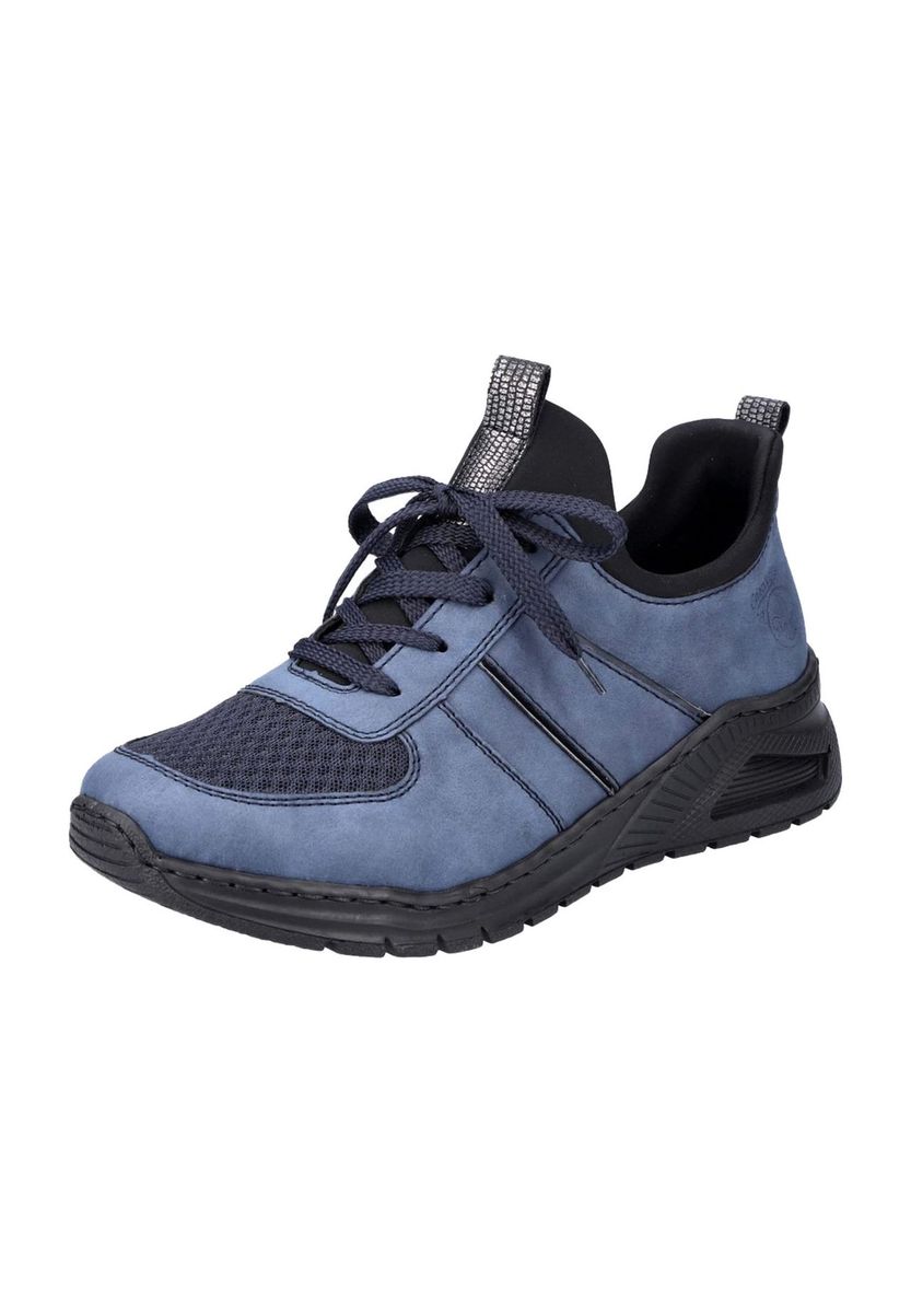 Blauer Freizeit Komfort Walking Sneaker