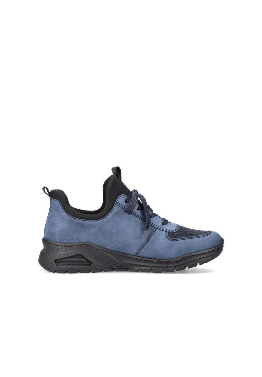 Blauer Freizeit Komfort Walking Sneaker