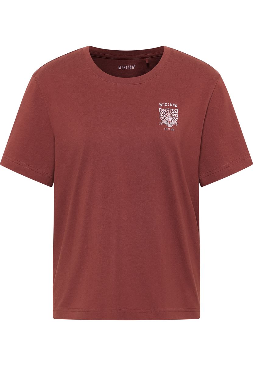 Lässiges T-Shirt mit Leopardenmuster