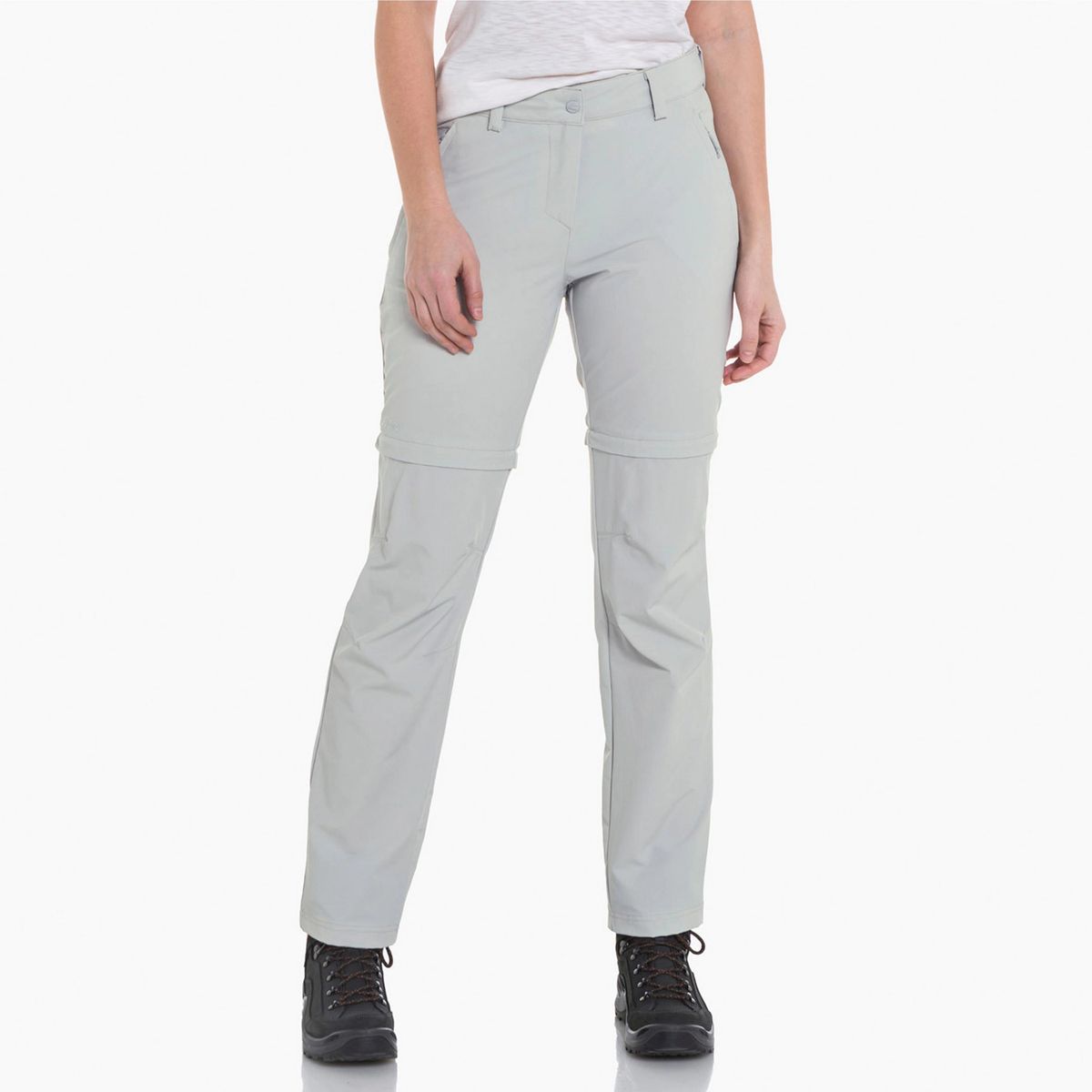 Damen Wander Zip-Off-Hose mit Stretch