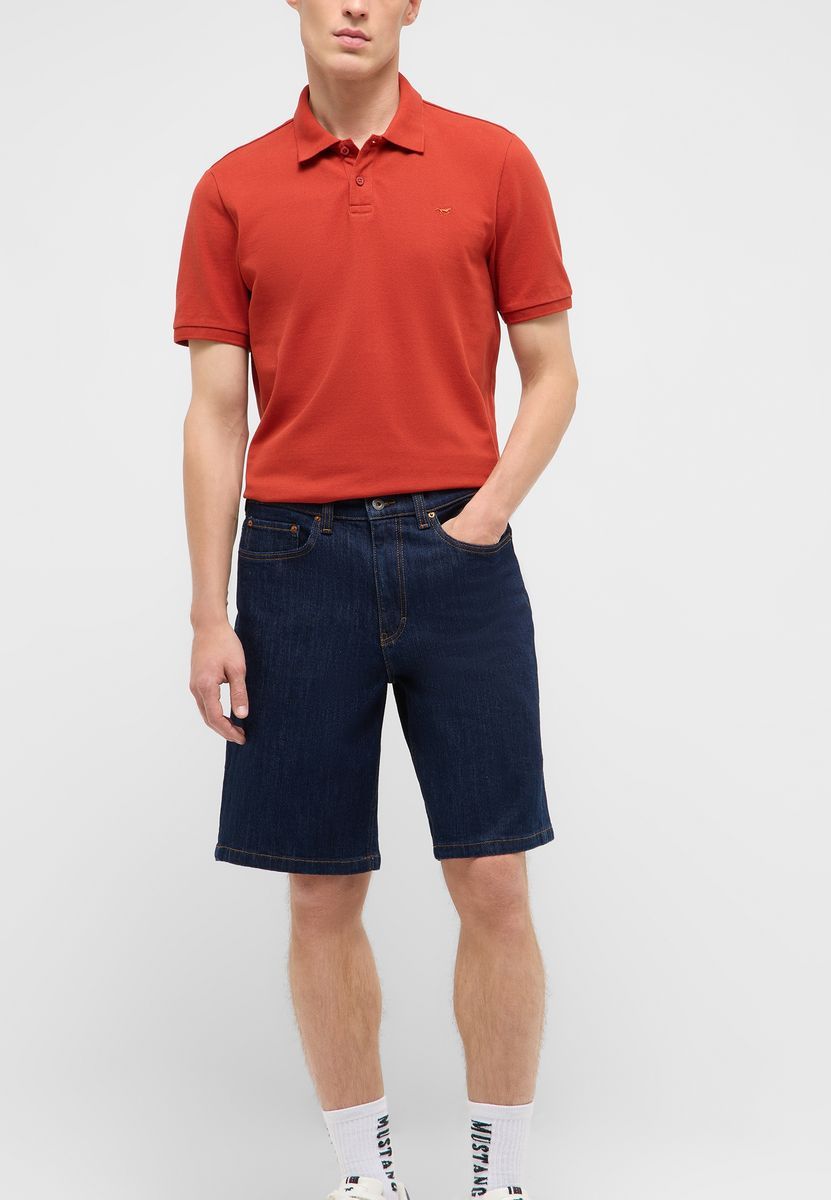 Dunkelblaue Jeansshorts aus Denim