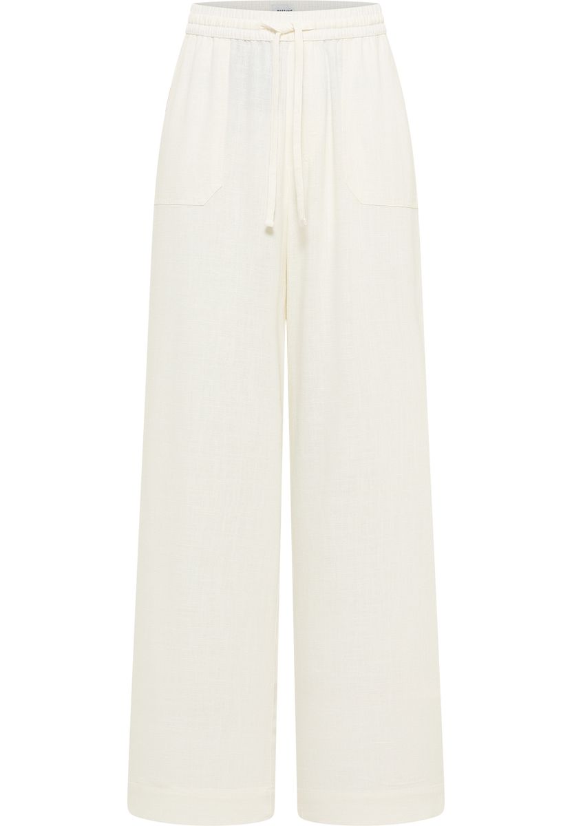 Damen Wide-Leg Leinenmischung Hose