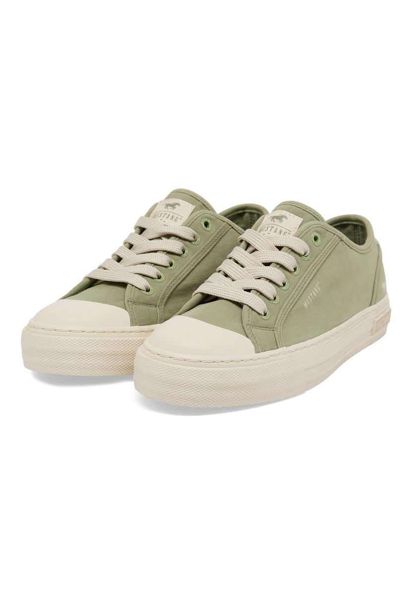Lässige Canvas Schnür-Sneakers