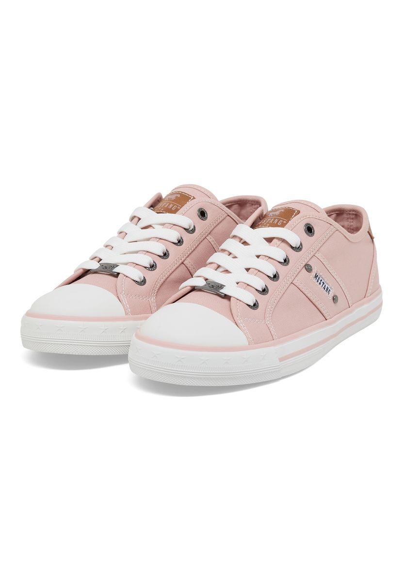 Lässige Canvas-Sneakers mit weißer Zehenkappe
