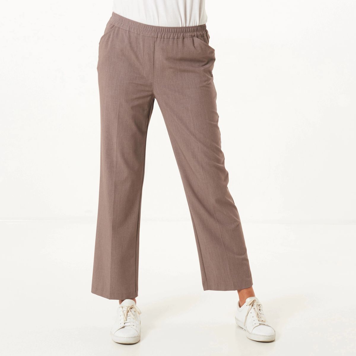 Gerade Schlupfhose in verkürzter Länge