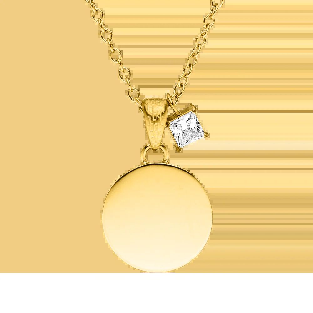 Goldene Halskette mit Anhänger