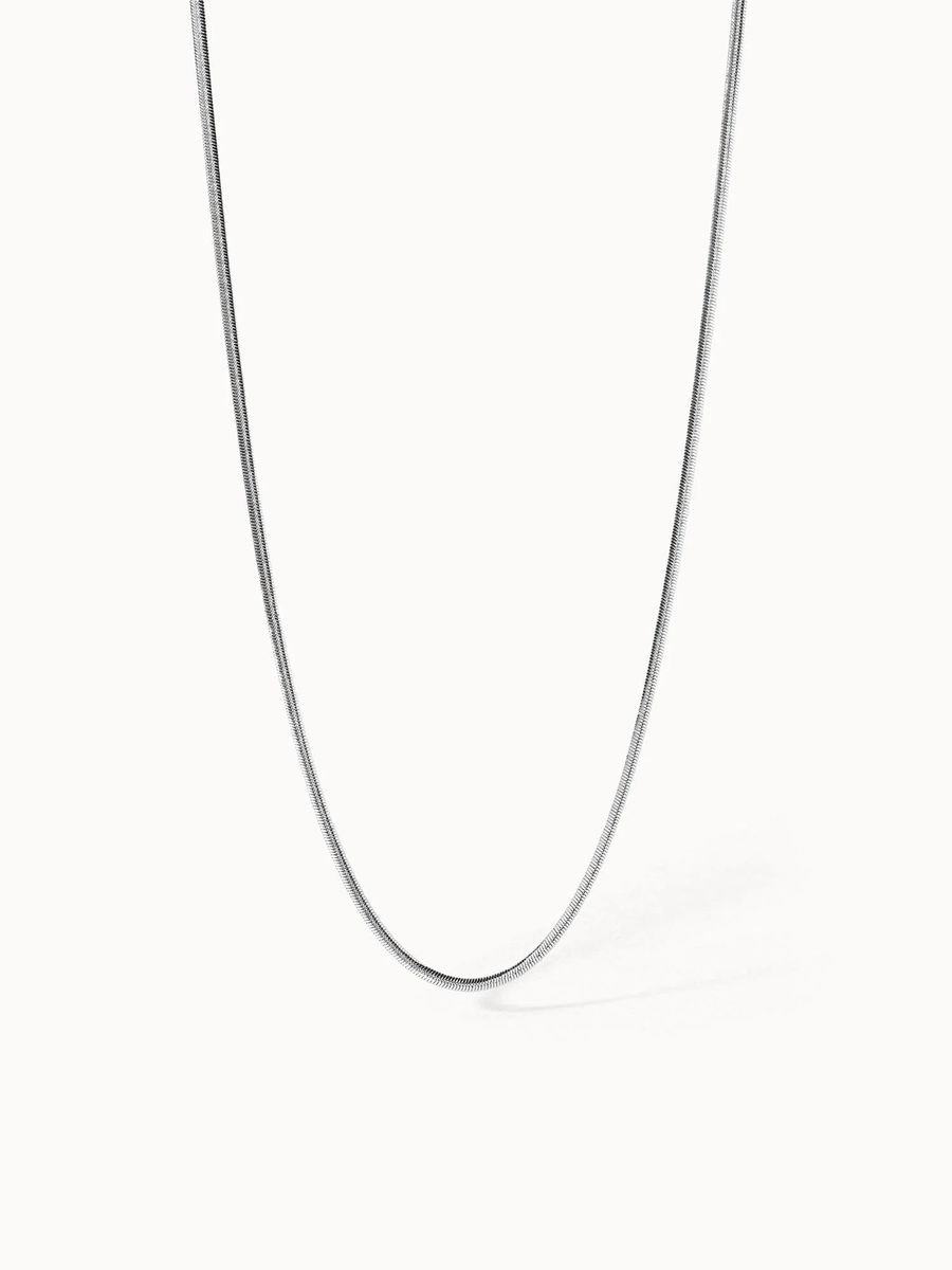 Glatte goldene Schlangenkette Halskette