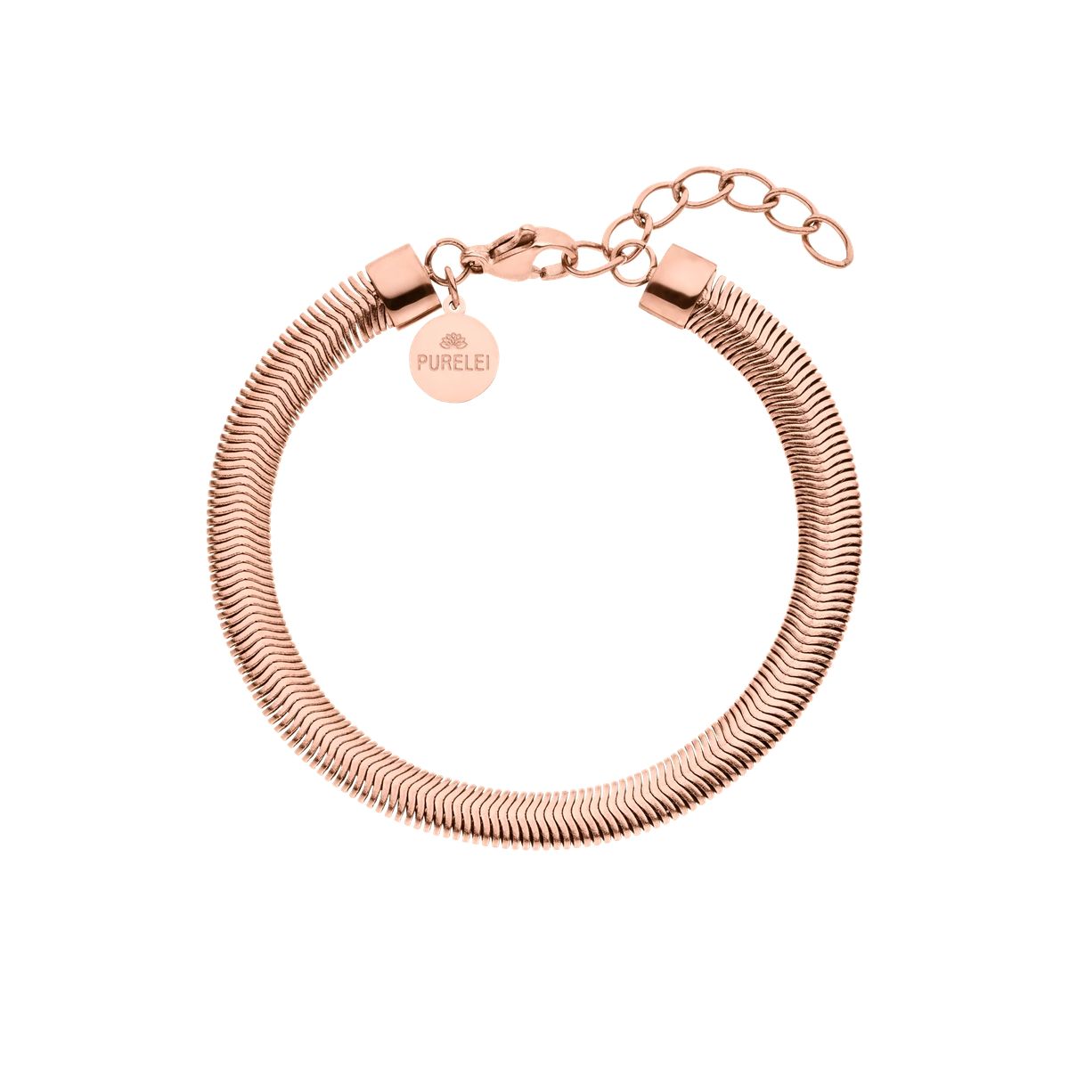 Fischgrätenarmband in Goldton
