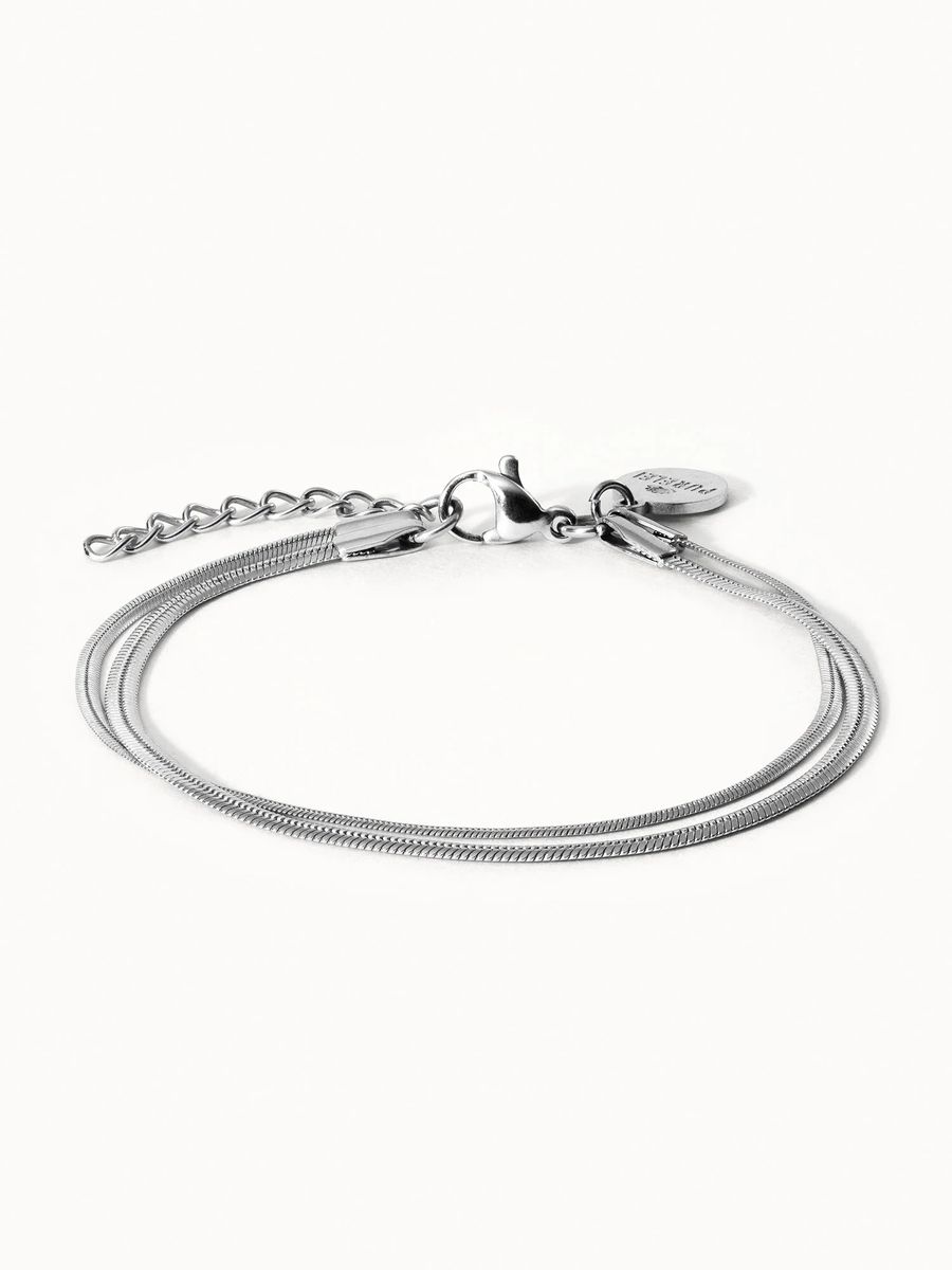Zweilagiges Schlangenkette Armband