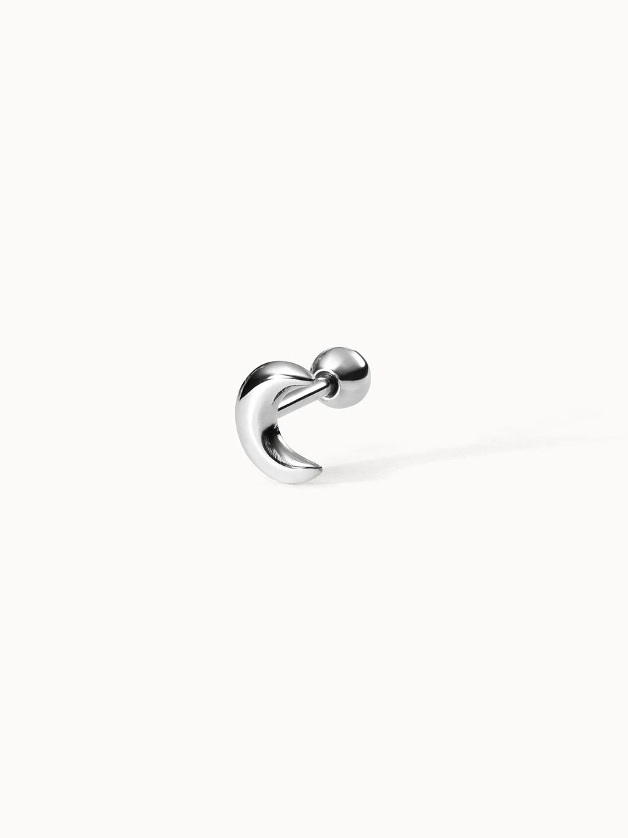 Goldener Halbmond Helix Piercing