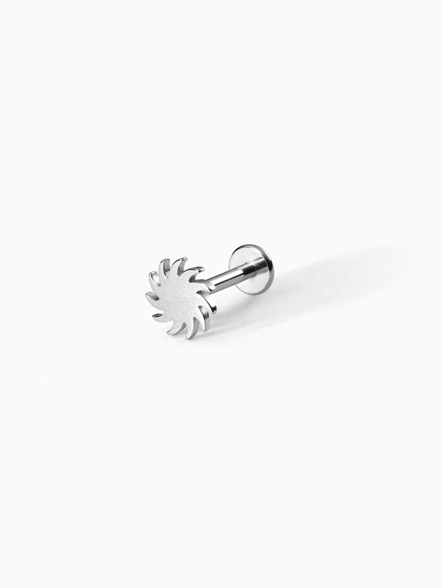 Sonne Stecker Labret Piercing Schmuck