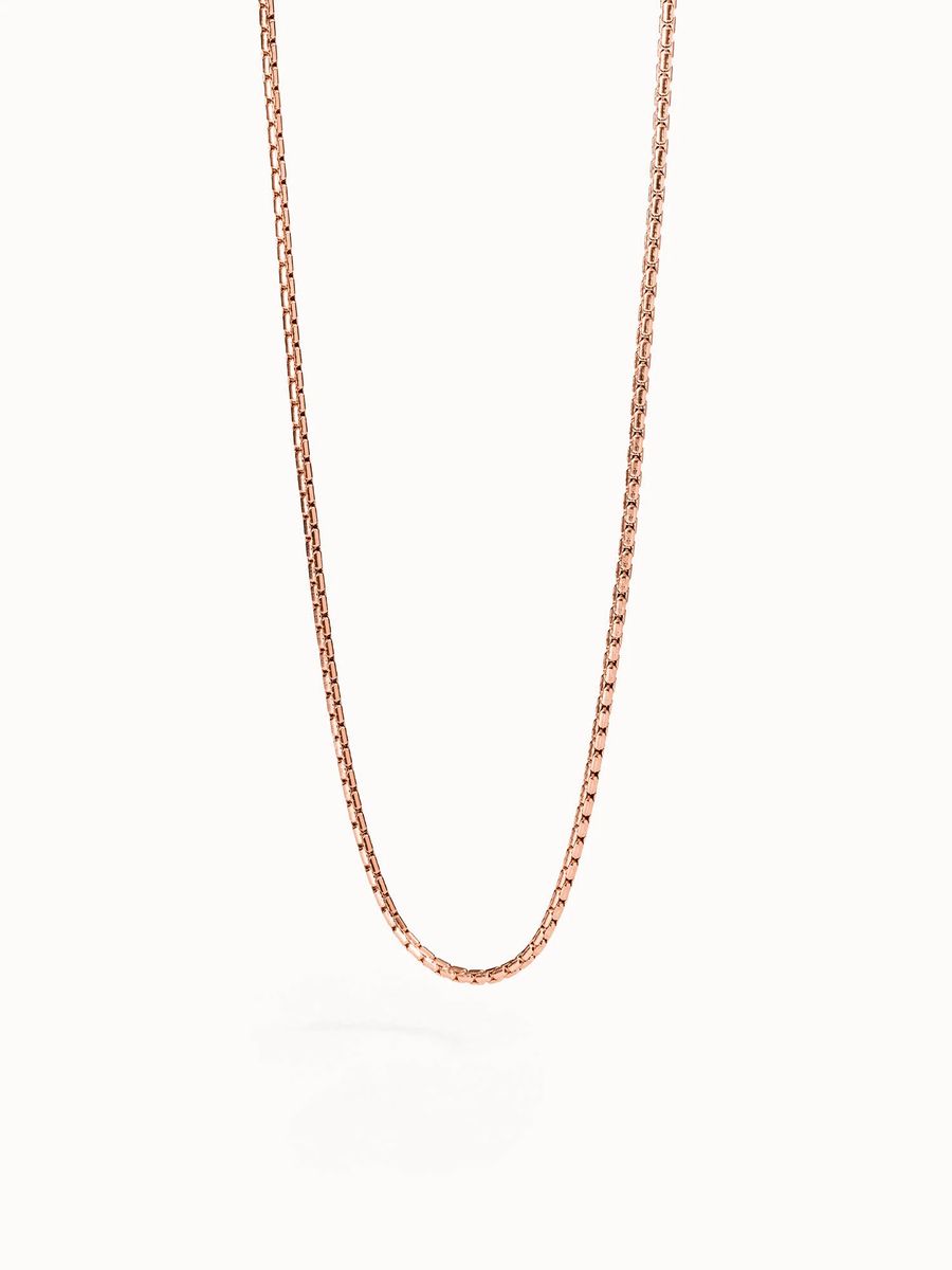 Minimalistische Goldene Venezianerkette
