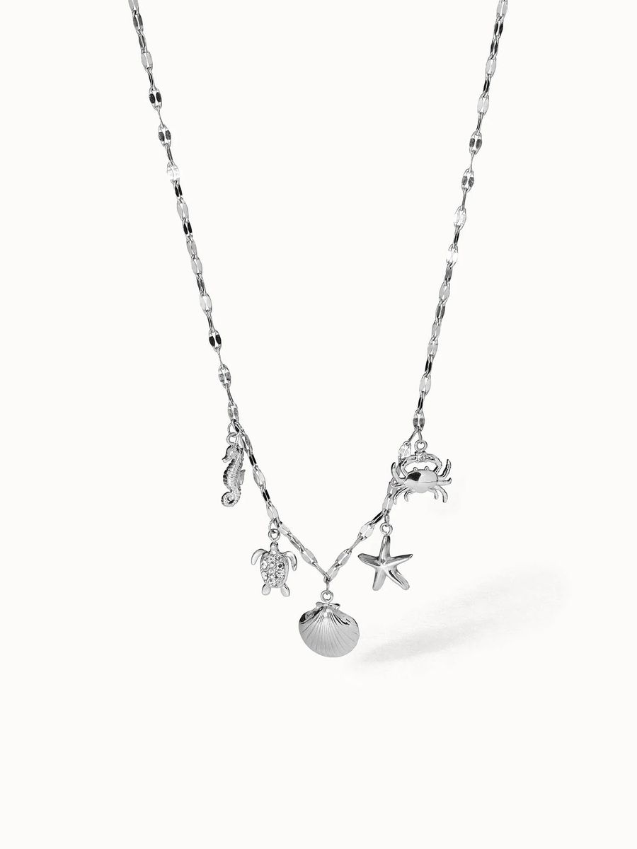 Unterwasserwelt Charm Anhänger Halskette