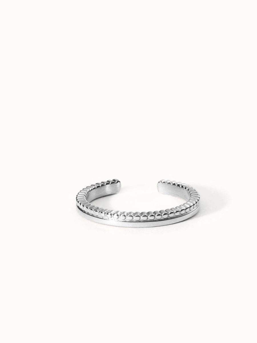 Verstellbarer Ring mit Münzdesign