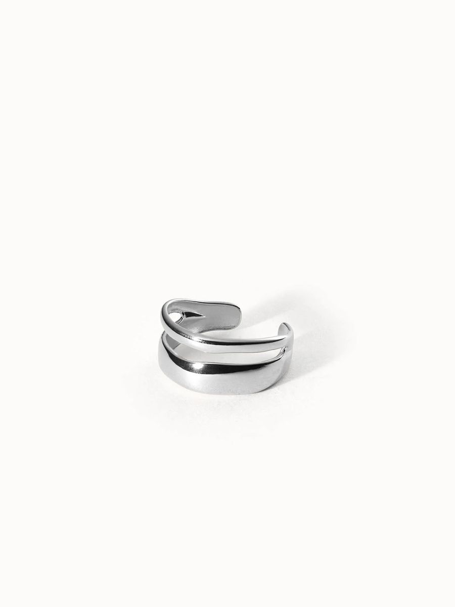 Moderner minimalistischer offener Ring