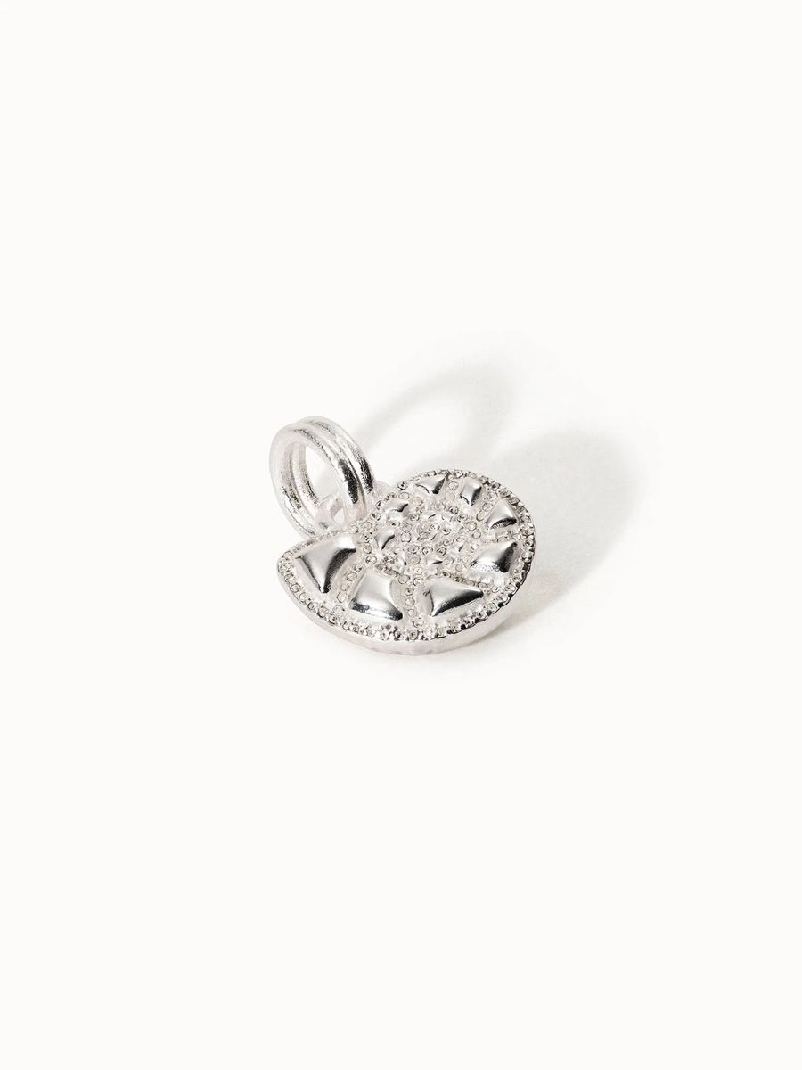 Silberner Nautilus Shell Charm Anhänger