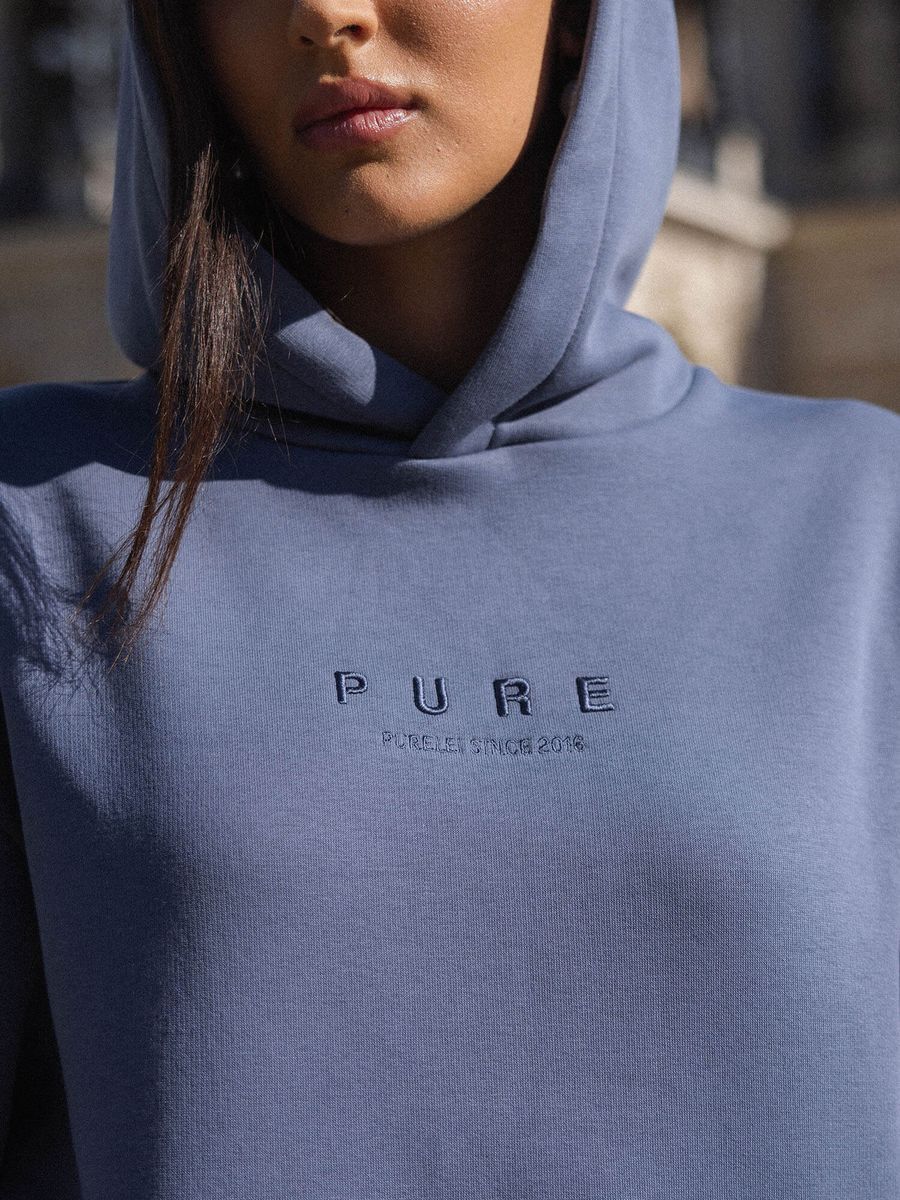 Hoodie mit lockerer Passform und Stickerei