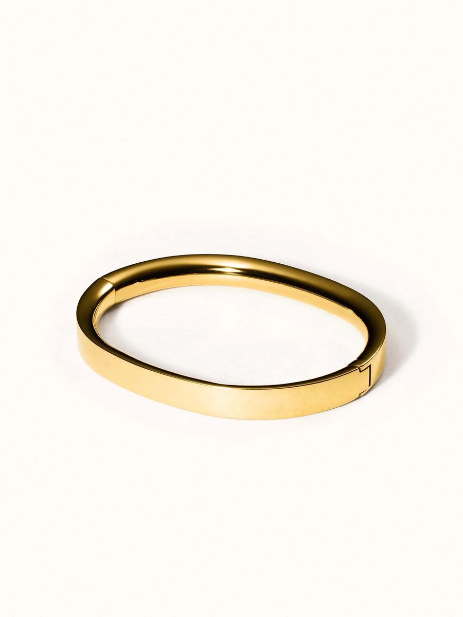 Elegantes, vergoldetes Armreif-Armband