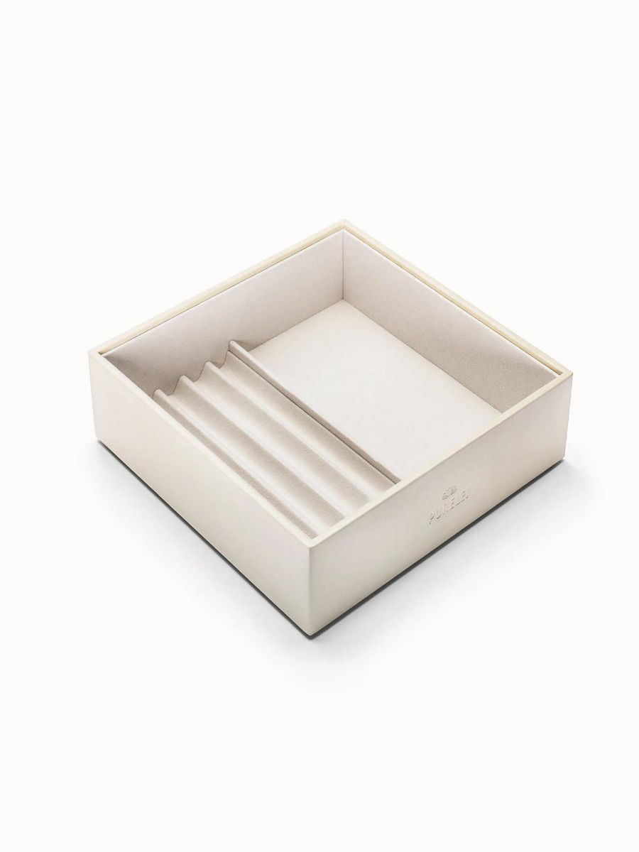 Greige Schmuck Organizer Fach