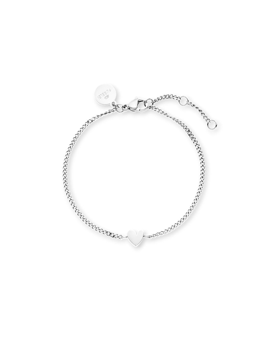 PURELEI Tiny Heart Armband, verstellbare Länge