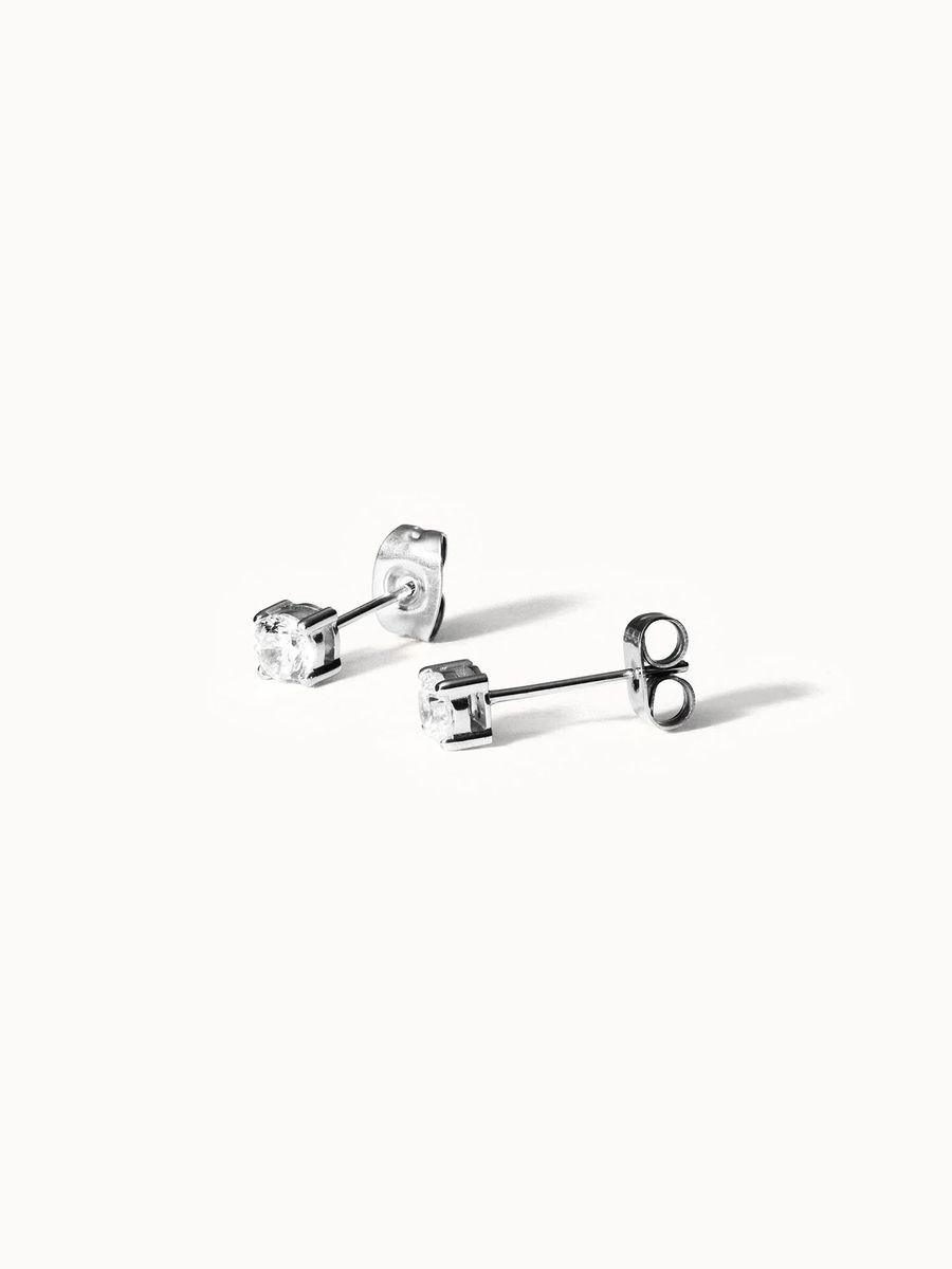 Kristallohrstecker mit Gold-Finish
