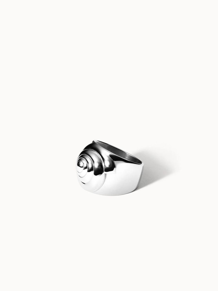 Nautischer, goldplattierter Statement-Ring