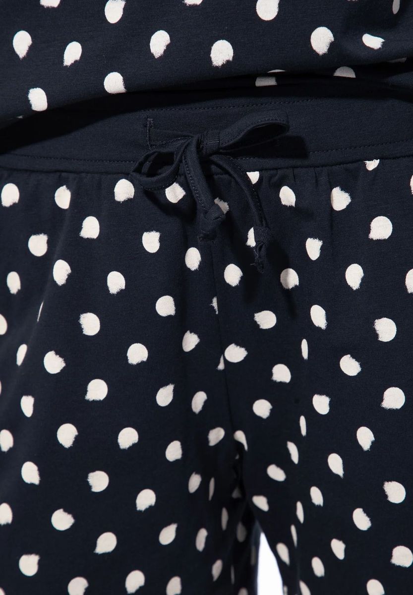Damen Lounge Shorts mit Polka Dots