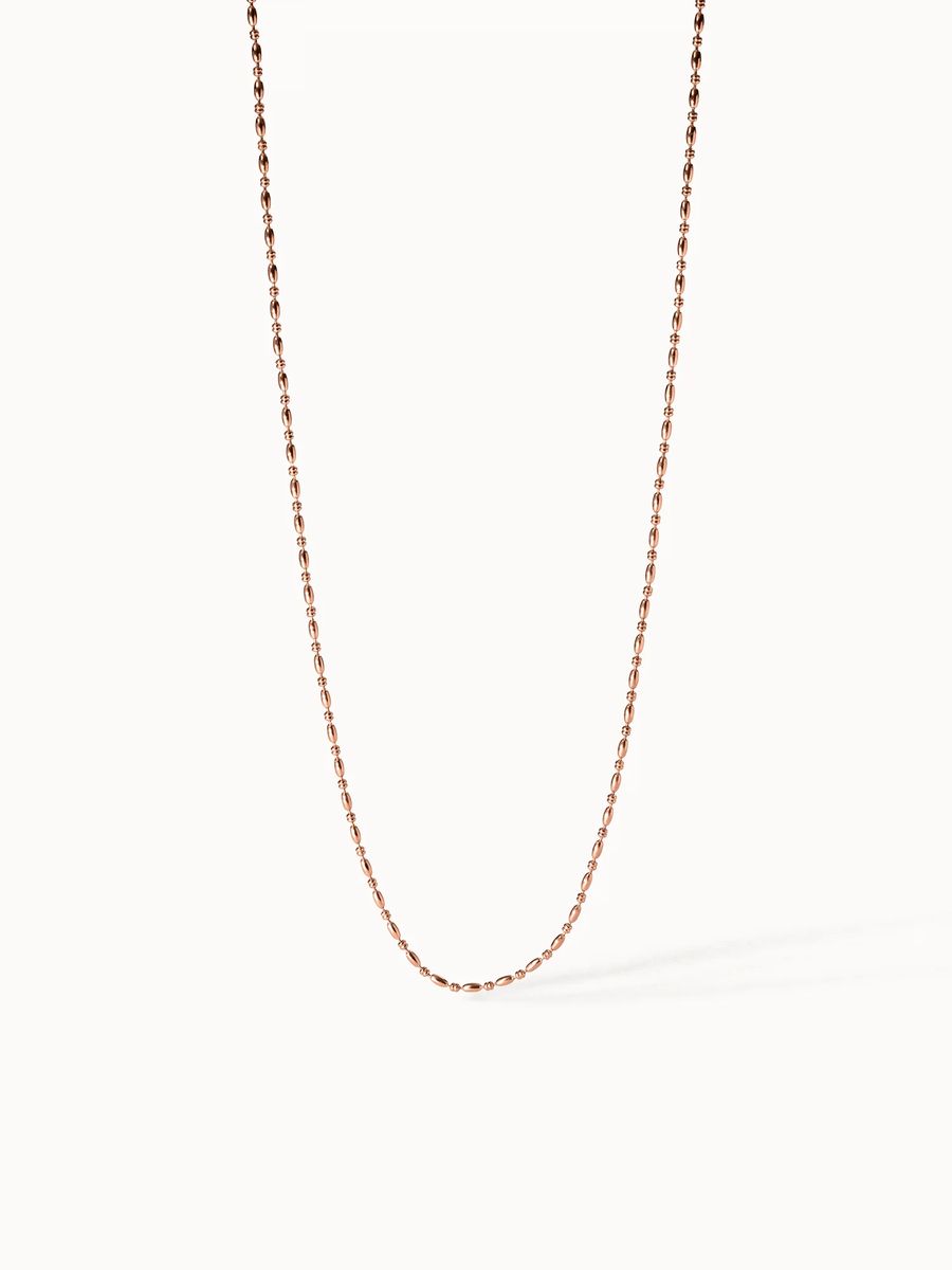 Zarte Perlenketten Halskette in Gold